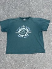 Distressed Vintage 2000 Michigan State Spartans Basketball Final Four T Shirt L