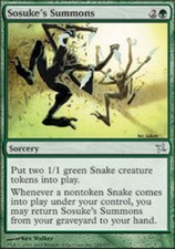 1x Sosuke's Summons Moderate Play MTG Magic - Kid Icarus -