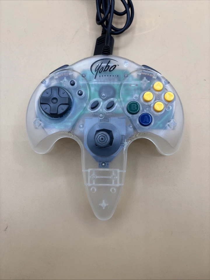 Yobo Gameware Nintendo 64 N64 Controller Game Pad - Clear Color - Image 2 of 4