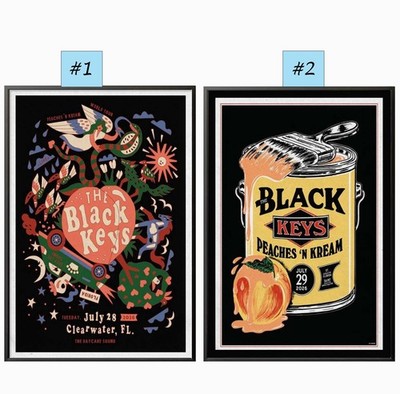 The Black Keys St. Augustine Amphitheatre Florida 2026 July 28-29 Poster