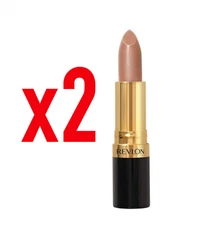 x2 Pack Revlon Super Lustrous Lipstick, Matte Is Everything, 001 Nude Attitude