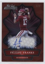 2021 Wild Card Alumination Auto Red 5/12 Feleipe Franks Auto 0nr3
