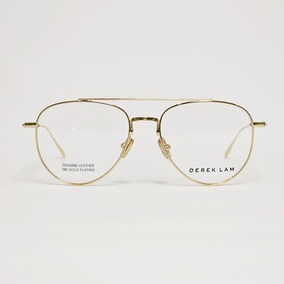 Derek Lam DL290 Men's/Women's 18K Gold Plated Aviator Glasses | 53mm