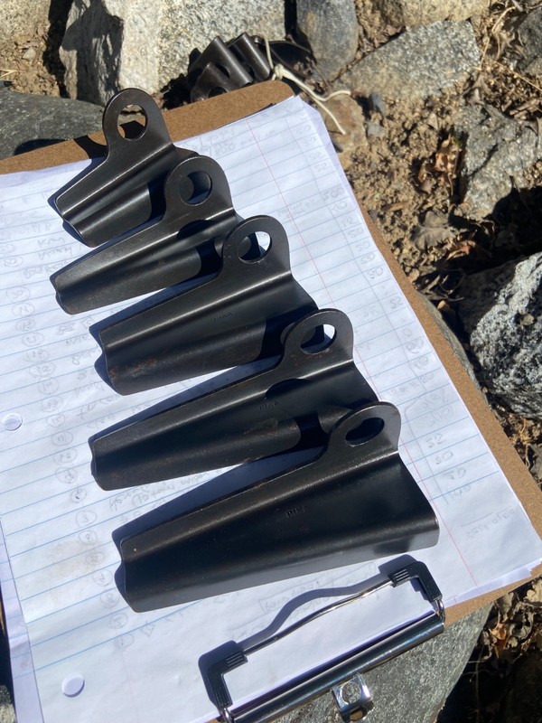 Set of Pika " Z " Angle Pitons  big wall aid rock climbing unused great aid item
