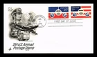 DR JIM STAMPS US COVER AIR MAIL FIRST DAY ISSUE COMBO SCOTT C89 C90 ARTCRAFT