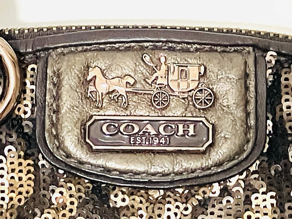 Mini bolso bandolera Coach Madison Sophia lentejuelas ocelote 18638 Foto 4 de 4