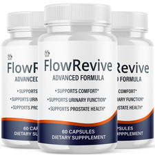  3 Pack Flow Revive Men Prostate Health  Urinary Support Supplement 180 Caps
