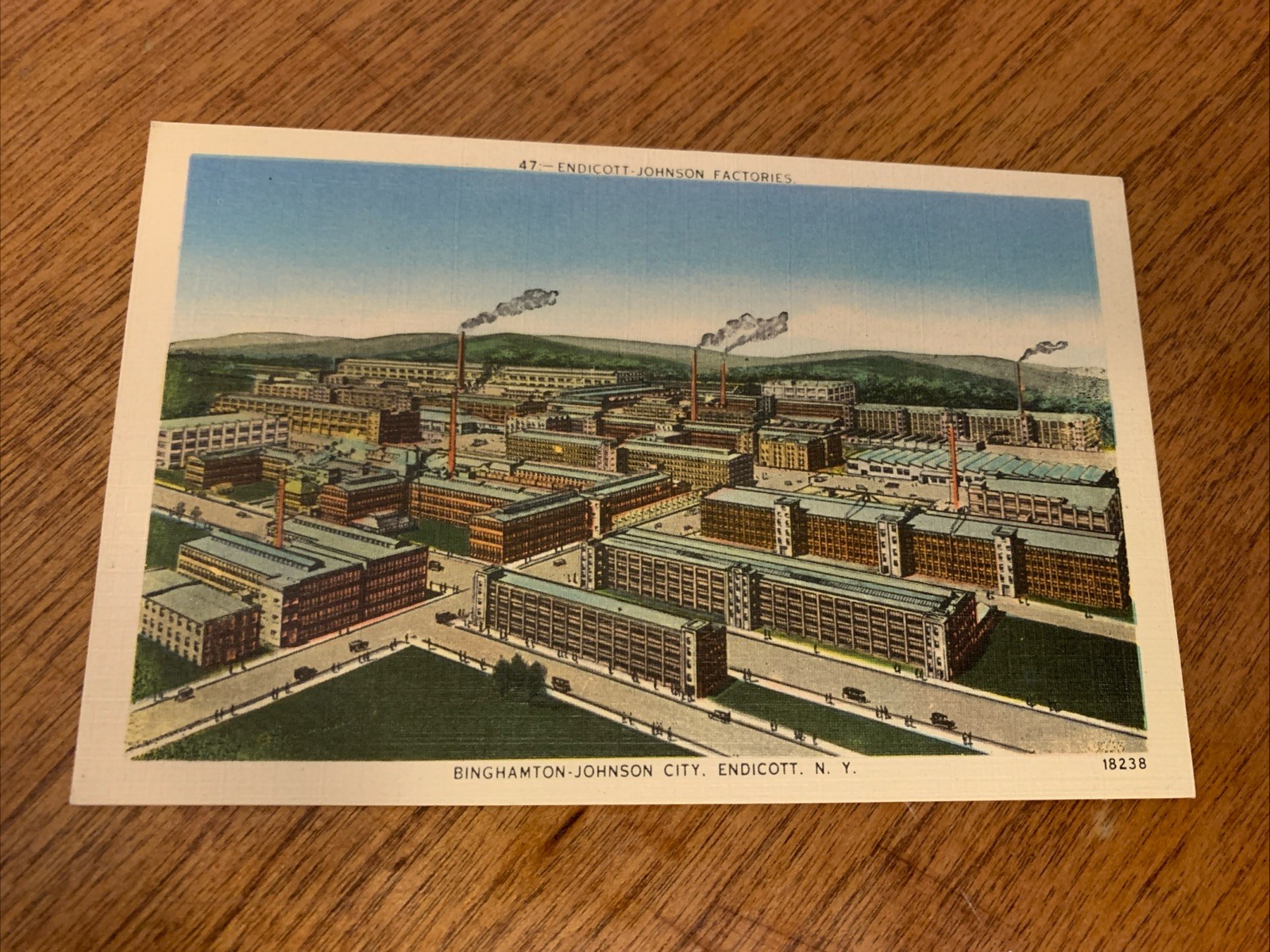 Vintage Postcard Binghamton-Johnson  City, Endicott, New York