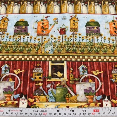 Home Sweet Home 2012 by Debi Hron for SPX Fabrics Cotton Remnant 10'' x 43''