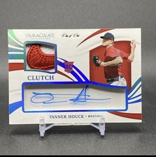 2021 Panini Immaculate Collection Clearly RPA Tanner Houck Platinum 1/1