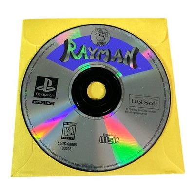 Sony PlayStation 1 PS1 Disc Only TESTED Rayman 1995 BL Black Label