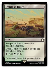 Temple of Plenty #309 (NM) Fallout PIP Magic MTG