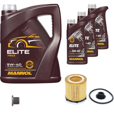 BOSCH Ölfilter Motoröl 8L MANNOL ELITE 5W-40 für BMW 3er F30 F80 ActiveHybrid