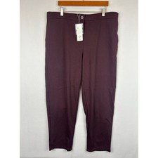 Eileen Fisher Flex Tencel Ponte Slouchy Ankle Pants Made in USA Women's Size XL