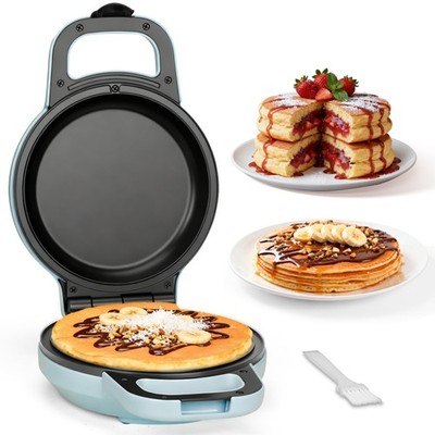 SugarWhisk Flip Pancake Maker Machine, Ceramic Coated Pancake Pan for 6.5 Inc...
