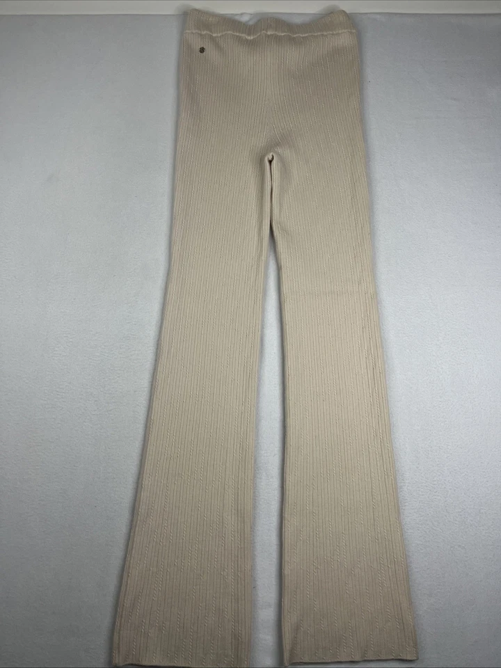 $168 Pantalón Lululemon Acanalado Lana Merino Para Mujer Talla S Pantalón Deportivo Pesado Hueso Cómodo Foto 2 de 4