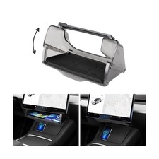 Under Screen Storage Organizer for 2016-2025 2026 Tesla Model Y/Model 3 Acces...