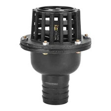 Water Pump Foot Valve Flat Valve Multifunction Black PVC Low Pressure Check V