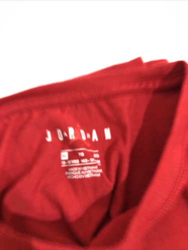 Air Jordan - NBA - Youth Size XL (13-15years) Unisex Basketball Tee - Red - VGC - Picture 3 of 6