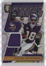 2024 Panini Totally Certified Fabric of the Game 26/149 Justin Jefferson 6r6