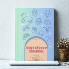 Hardcover Journal Astrology Daily Guidance Manifestation Notebook 150 Pages