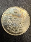 1963 Canada Silver 50 Cents - World Canadian 80% silver coin. S202