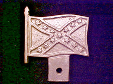 1950s Car License Plate Tag Topper Vintage Attachment Csa Rabell Symbol Banner