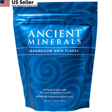 Ancient Minerals Magnesium Bath Flakes of Pure Genuine 26.4 Ounce Pack 1 