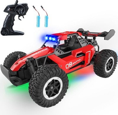 Remote Control Car for Kids 3 4 5 6 7+, 20 KM/H High-Speed RC Cars with LED Ligh