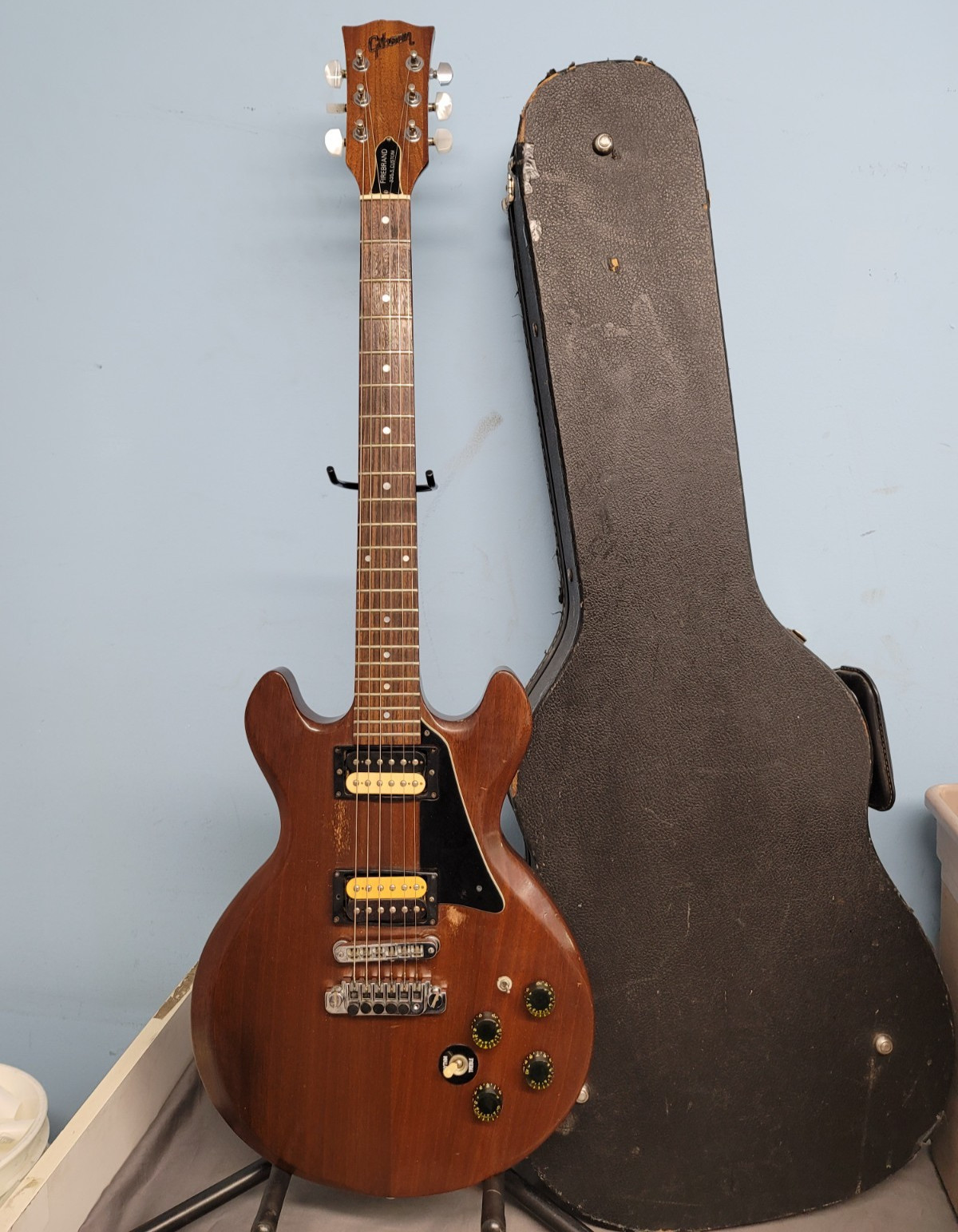 1980 Gibson Firebrand 335-S Custom Solid Body Electric Guitar with Case