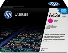 Genuine HP 643A Magenta Toner Cartridge Q5953A