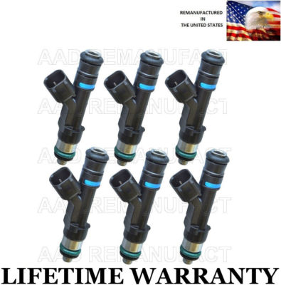 OEM Genuine Bosch Set Of 6 Fuel Injectors For 06-09 Ford Fusion 3.0L