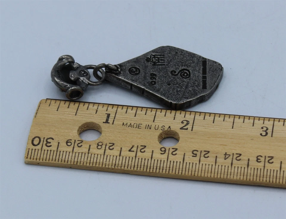 Colgante Pájaro de Fuego Maya De Colección 1998 Espíritu de Alquimia Peltre Inglés Sin Collar Foto 3 de 3