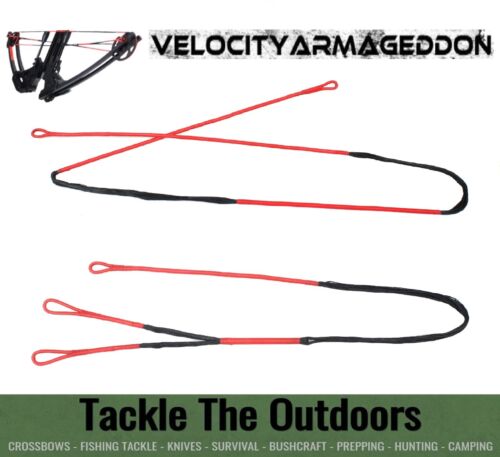 Velocity Armageddon Compound Crossbow Strings & Cables String / Cable Set New UK - Afbeelding 1 van 16