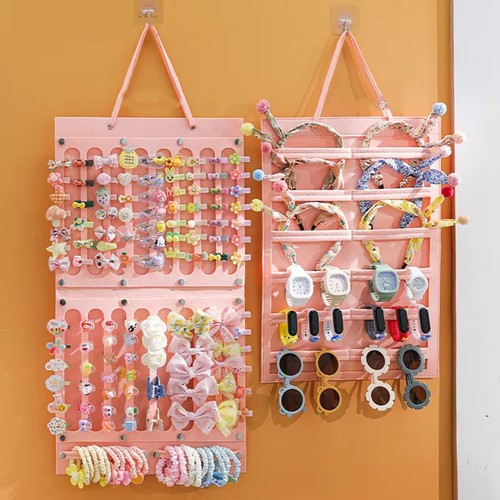 2 Pack Claw Clip OrganizerHair Clip Holder Organizer for Women GirlsHanging H...