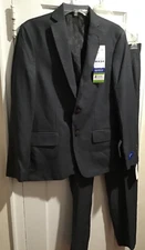 Haggar Smart Wash Performance Suit Jackets Repreve 40 Short & Pants 32 x 32 NWT