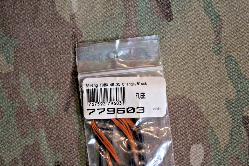 Cuerda de repuesto FUSE tiro con arco 49,25" - FCBC - 49 1/4 naranja/negro Foto 2 de 4