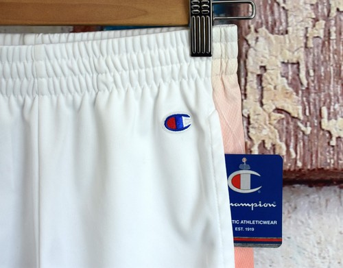 Youth Boy's Champion Active Shorts Drawstring Athleticwear MEDIUM White NEW - Picture 3 of 8