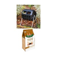 Yimby Tumbler Composter Color Black And Compost Starter Bag Bun... Free Shipping Yimby Tumbler Composter Color Black And Compost Starter Bag Bun... Free Shipping