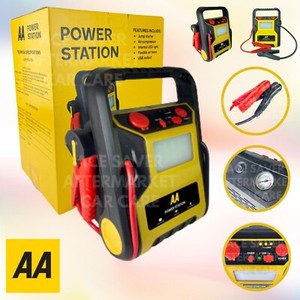 12V 600A Car Van Battery Jump Starter Start Booster Air Compressor Power Pack