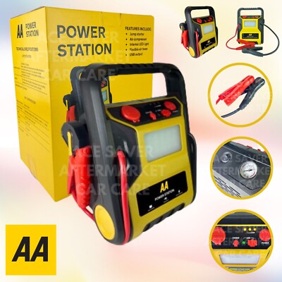 600A 12V Auto Starthilfe Pack Booster Batterie Ladegerät Notfall Powerbank UK