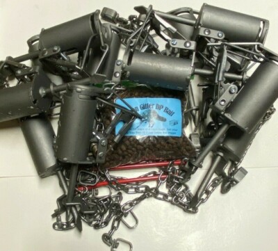 12 Bridger Dog Proof traps 1 DP setter +1 coon gitter Bait NEW SALE raccoon 