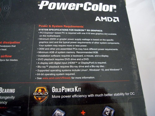 2 Power-color Red Devil Radeon RX 470 4G AXRX 4GBD5-3DHV2/OC GRAPHICS Card GPU - Picture 4 of 11