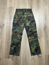 Vintage Woodland Camo OG107 Cut Cargo Pants Men s Size 31x32 Outdoor Hunting
