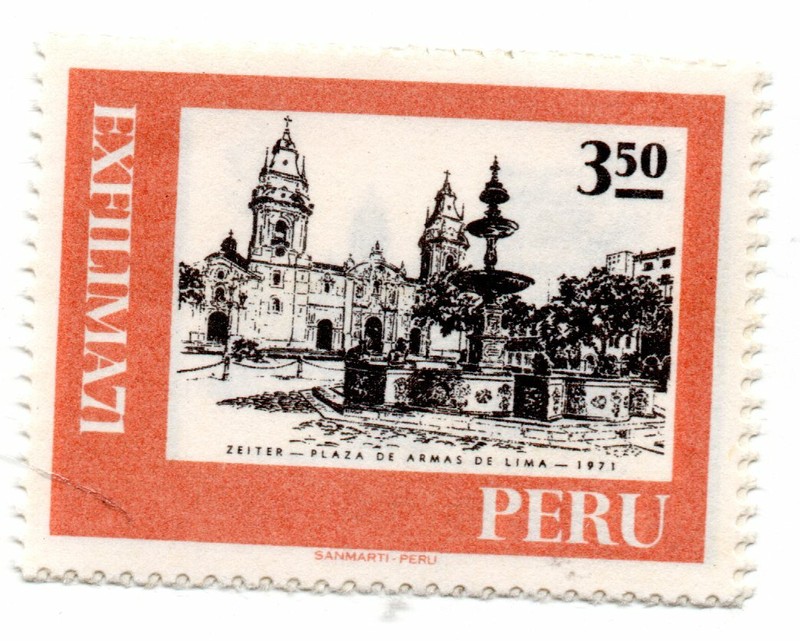 International Exhibition Exfilima '71-Lima stamp, Peru 1971, $3.50, accept offer