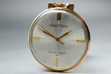 "Exc 5" Vintage SEIKO Crown Pocket Watch 17001 Gold Hand Winding 21J From Japan