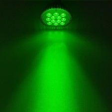36W 560nm ~ 565nm PAR38 Amarillo Verde LED Lámpara Spot Bombilla para Planta de Terapia