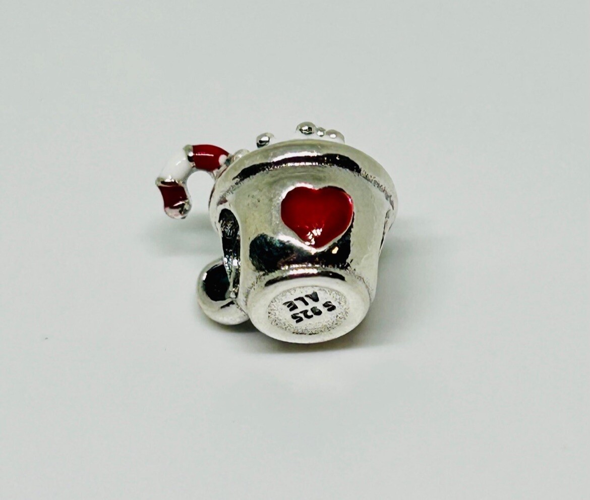 PANDORA Cocoa and Candy Cane Charm (797523ENMX) for sale