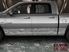 Camo Rocker Panel Graphics Digital Military Decal Wrap Truck Camouflage Vinyl
