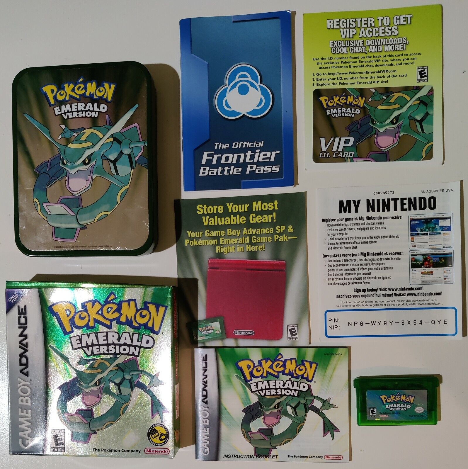  Pokemon Emerald Version - Game Boy Advance : Video Games